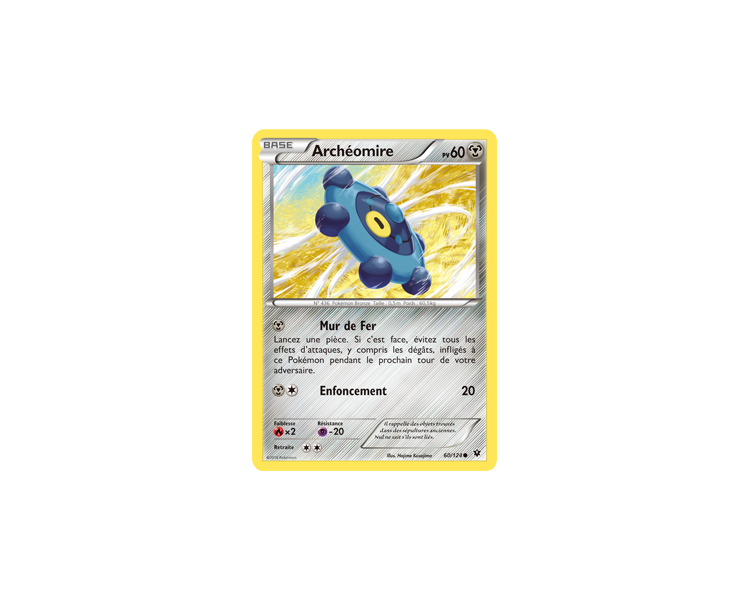 Archéomire Carte Commune Pv 60 - 60/124 - XY10