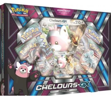 Pack Coffret Chelours GX + Stylo 10 Couleurs Pokémon + 4 Stylos Pokémon Gel