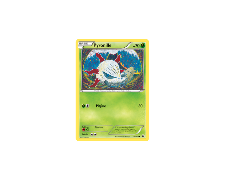Pyronille Carte Commune 70 Pv - 14/114 - XY11