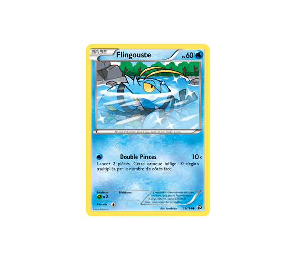 Flingouste Carte Commune 60 Pv - 33/114 - XY11