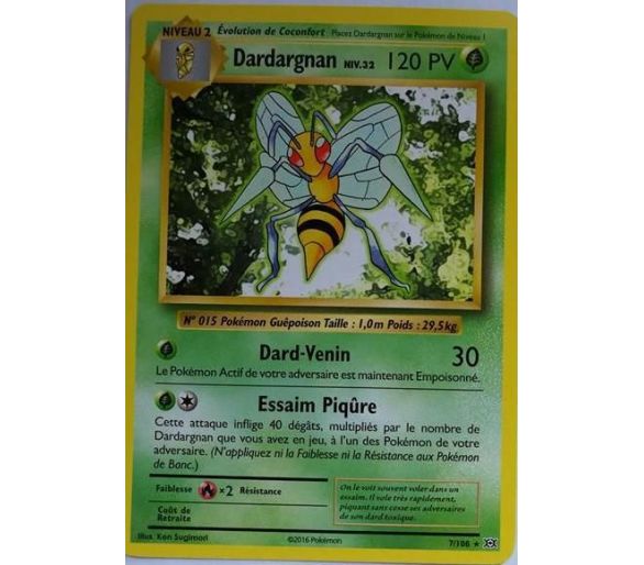 Dardargnan Carte Rare 120 Pv - XY12 - 7/108