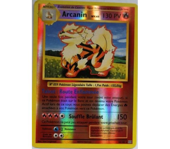 Arcanin Carte Reverse Rare 130 Pv - XY12 - 18/108