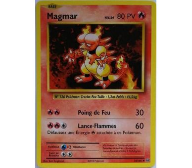 Magmar Carte Peu Commune 80 Pv - XY12 - 20/108