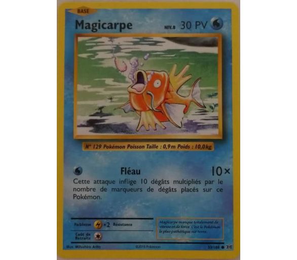 Magicarpe Carte Commune 30 Pv - XY12 - 33/108