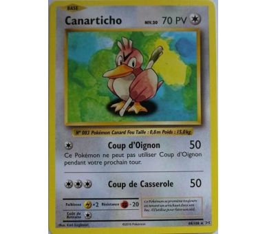 Canarticho Carte Rare 70 Pv - XY12 - 68/108