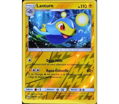 Lanturn Carte Reverse Rare 110 Pv - Soleil Et Lune - 50/149