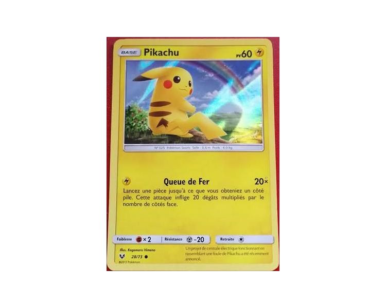 Pikachu Holo 60 Pv SL3.5 - 28/73