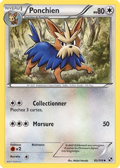 Ponchien 80 Pv 114 Noir Et Blanc Acheter Des Cartes Pokemon Au