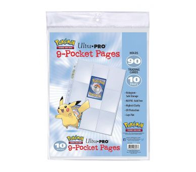 Feuilles à Case Pokémon Pikachu pour Classeur A4