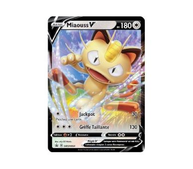 Carte Pokemon Miaouss V Pv 180 SWSH004
