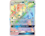 Sarmuraï GX Pv 210 Carte Secrète Arc en Ciel 148/147 Soleil Et Lune Ombres Ardentes