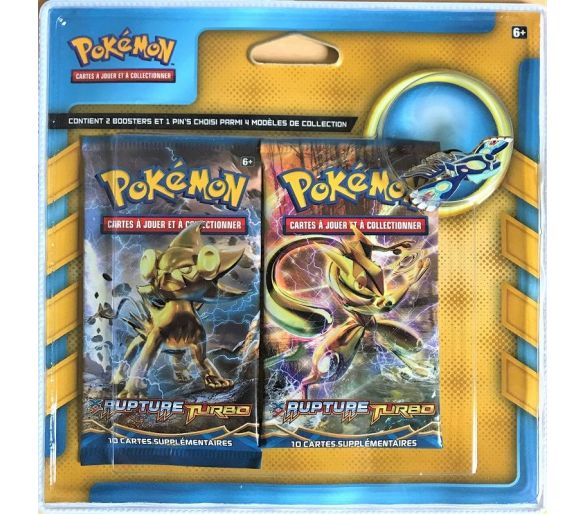 Duo Pack XY09 Rupture Turbo 2 Boosters + 1 Pin's