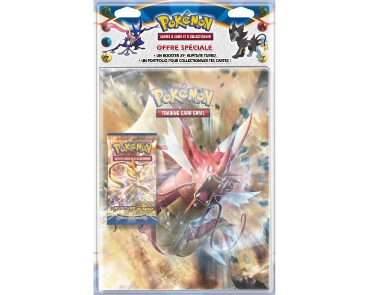Pack Cahier Range-Cartes + Booster XY Rupture Turbo