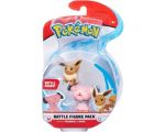 Pack de 2 Figurine de combat Snubbull et Evoli 