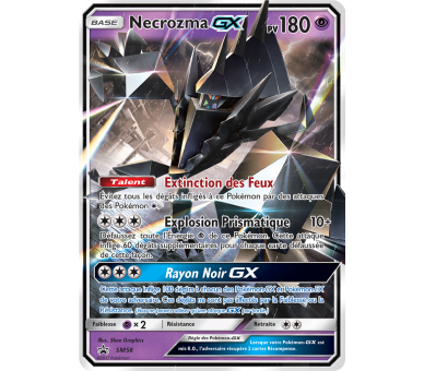 Carte Pokémon Necrozma Gx 180 Pv - Etoile Promo SM58