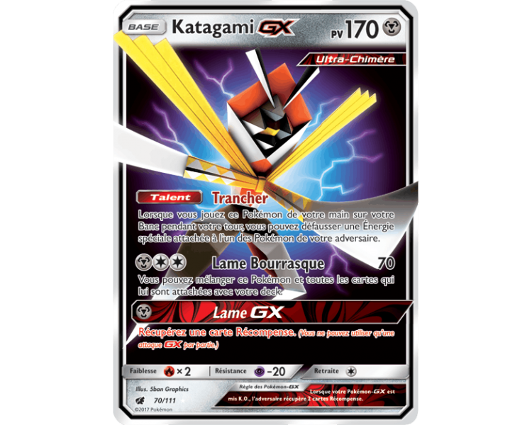 Katagami GX Ultra-Chimère 170 Pv - SL4 - 70/111