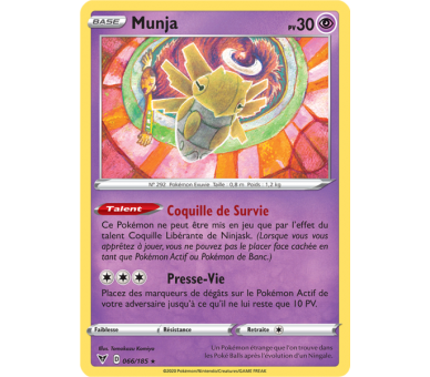 Girafarig Pv 90 065/185 - Carte Peu Commune - Épée et Bouclier 4 - Voltage Éclatant