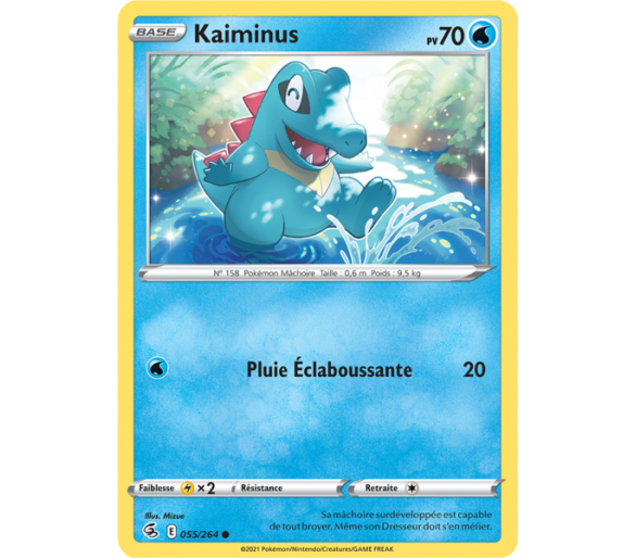 Kaiminus Pv 70 055/264 - Carte Commune - Épée et Bouclier - Poing de Fusion