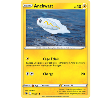 Anchwatt Pv 40 095/264 - Carte Commune - Épée et Bouclier - Poing de Fusion