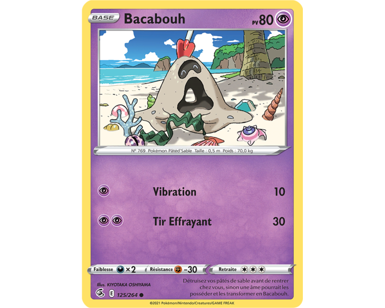 Bacabouh Pv 80 125/264 - Carte Commune - Épée et Bouclier - Poing de Fusion