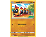 Hexadron Pv 90 155/264 - Carte Commune - Épée et Bouclier - Poing de Fusion