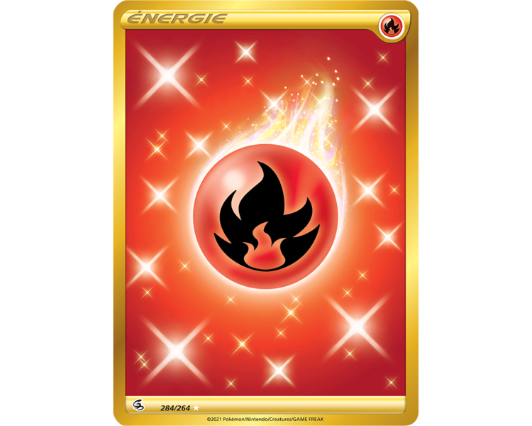 Carte Pokemon énergie feuille secrète Gold EB08 Poing De Fusion 283/264 FR