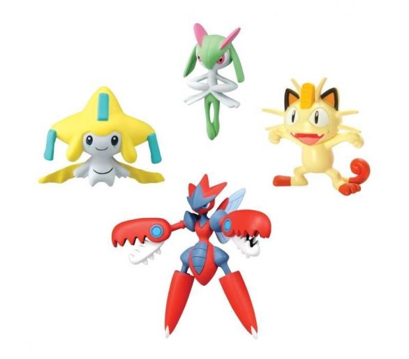 Coffret Pokémon Méga-Cizayox - Jirachi - Miaouss - Kirlia