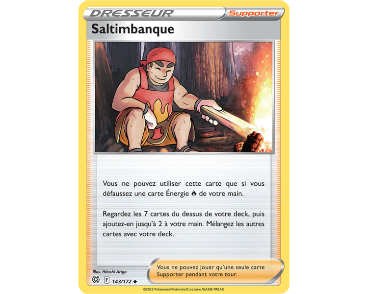 Saltimbanque 143/172- Carte Dresseur Peu Commune - Épée et Bouclier - Stars Étincelantes