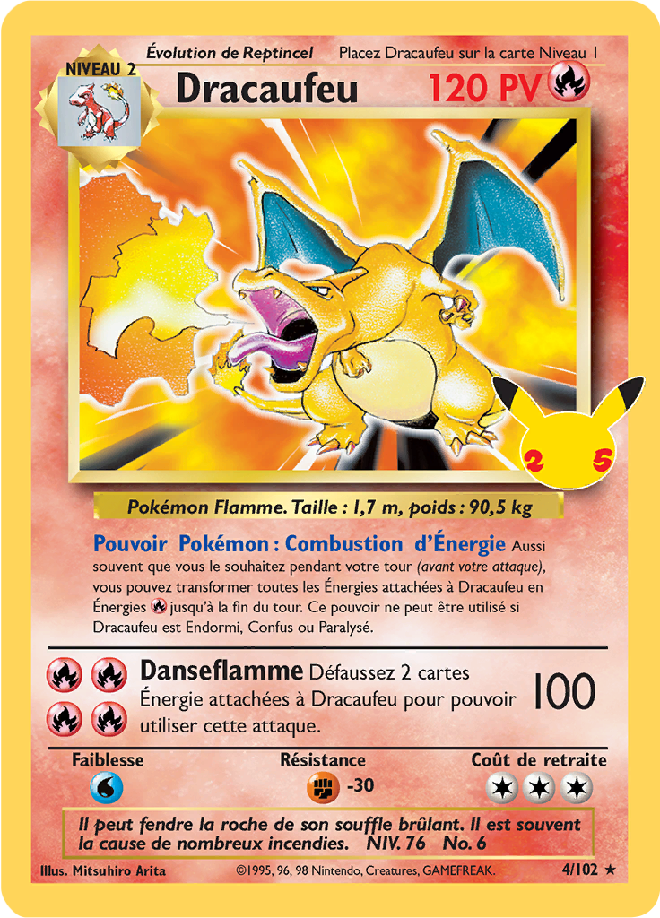 Cartes Pokémon Dracaufeu