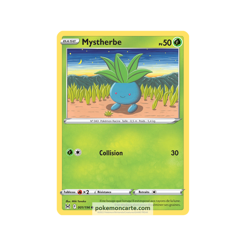 Mystherbe Pv 50 001 196 Carte Commune Reverse p e et Bouclie