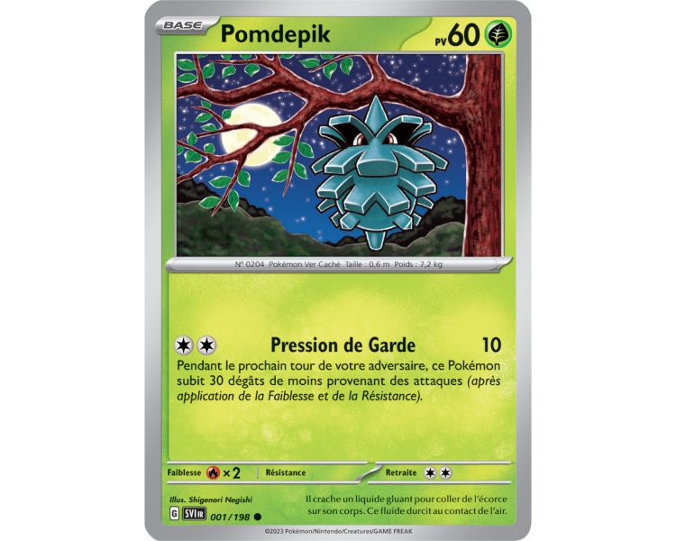 Pomdepik Pv 60 001/198 - Carte Commune - Écarlate et Violet