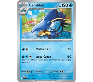 Gamblast Pv 120 050/198 - Carte Commune Reverse - Écarlate et Violet