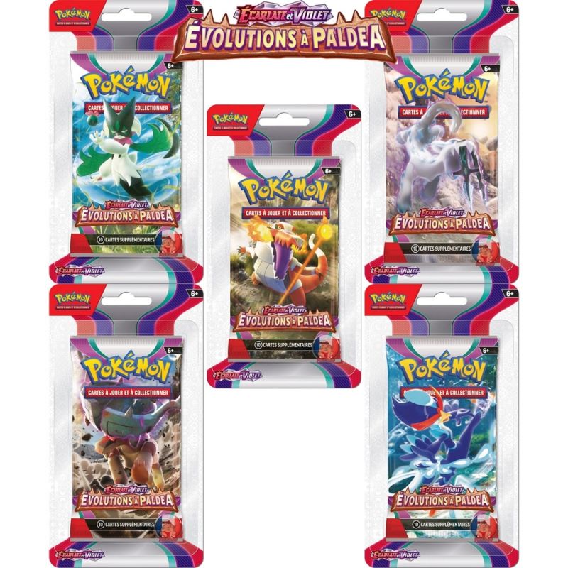 Jouet Pokemon Mega Evolution EV02 Ecarlate Et Violet - Evolutions à Paldea Display 36 Boosters Pokemon Evolution A Paldea